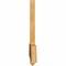 Ekena Millwork Eugene Rough Sawn Timber Gable Bracket, Western Red Cedar, 84"W x 24"H x 2"D x 6"F, 7/12 Pitch GBW084X24X0206EUG00RWR - alternate 3